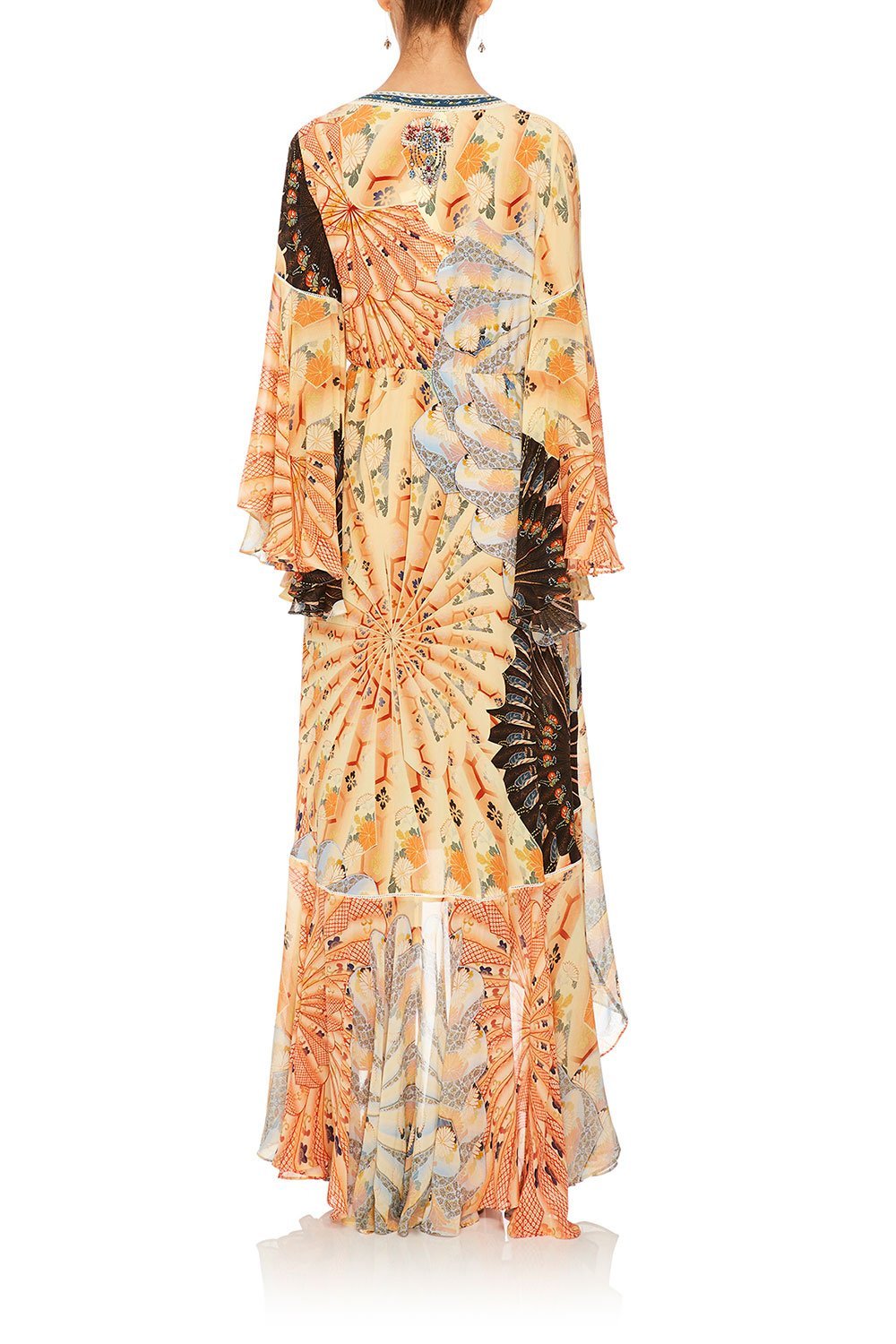 CAMILLA FOR THE FANS WRAP DRESS W BELLE SLEEVES