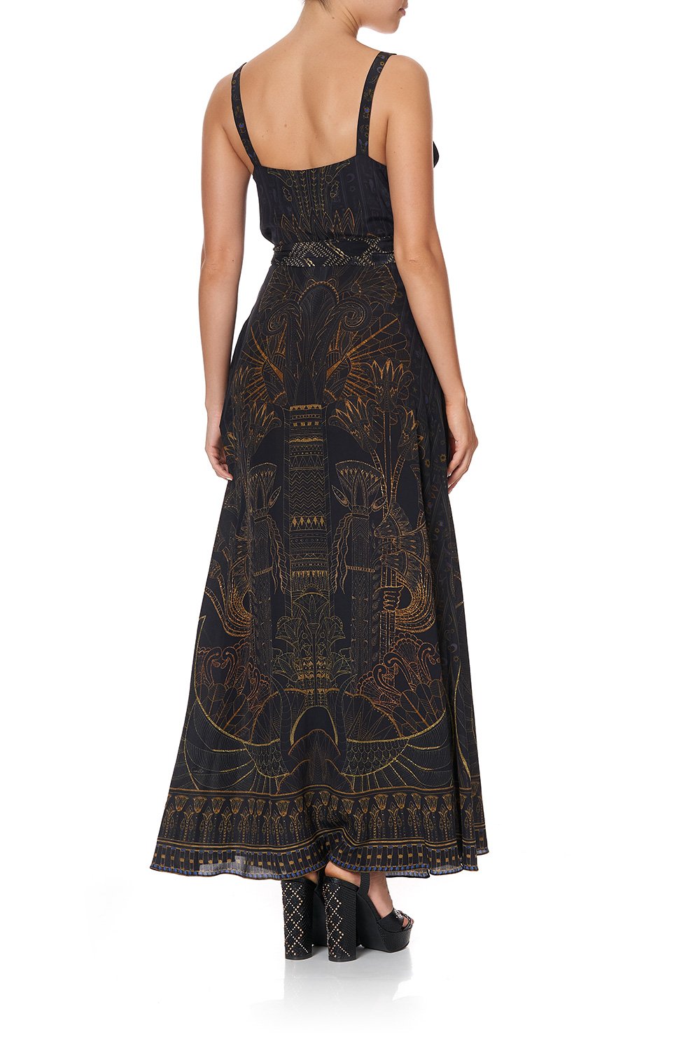 WRAP DRESS WITH TWIST STRAPS COBRA KING