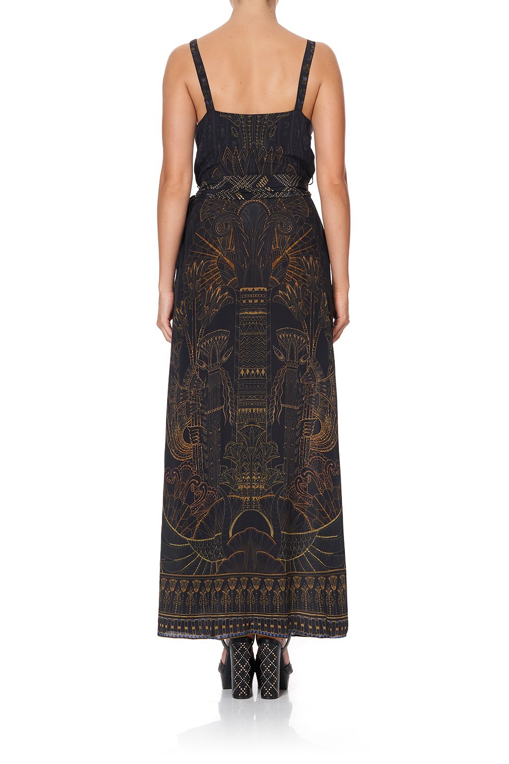 WRAP DRESS WITH TWIST STRAPS COBRA KING