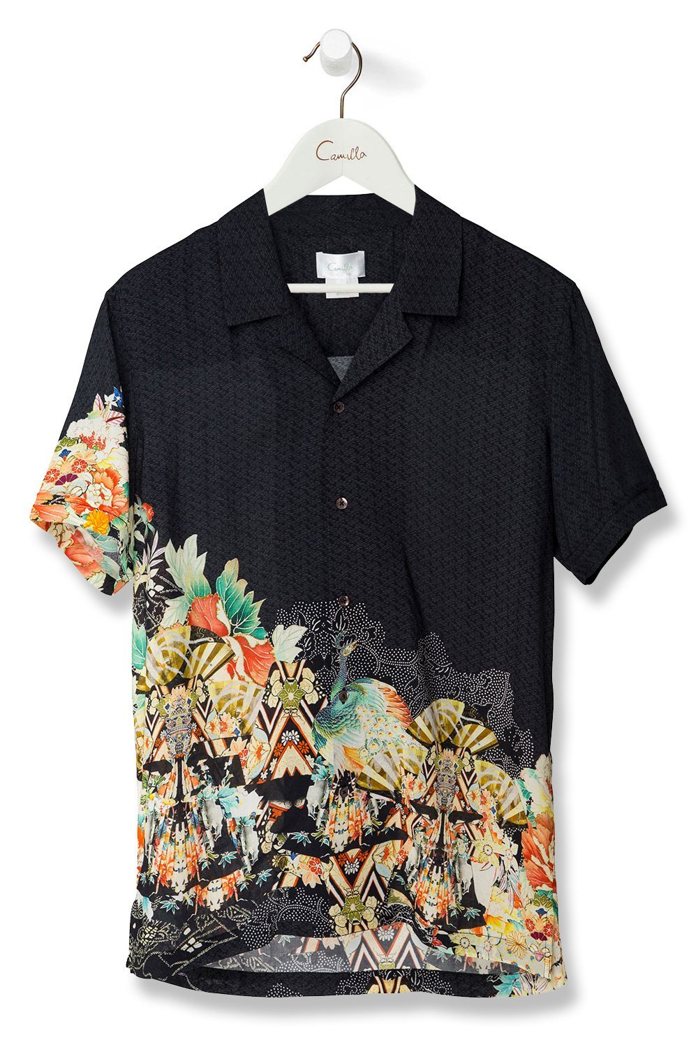 MEN'S SHORT SLV SHIRT MIDNIGHT MOONCHILD