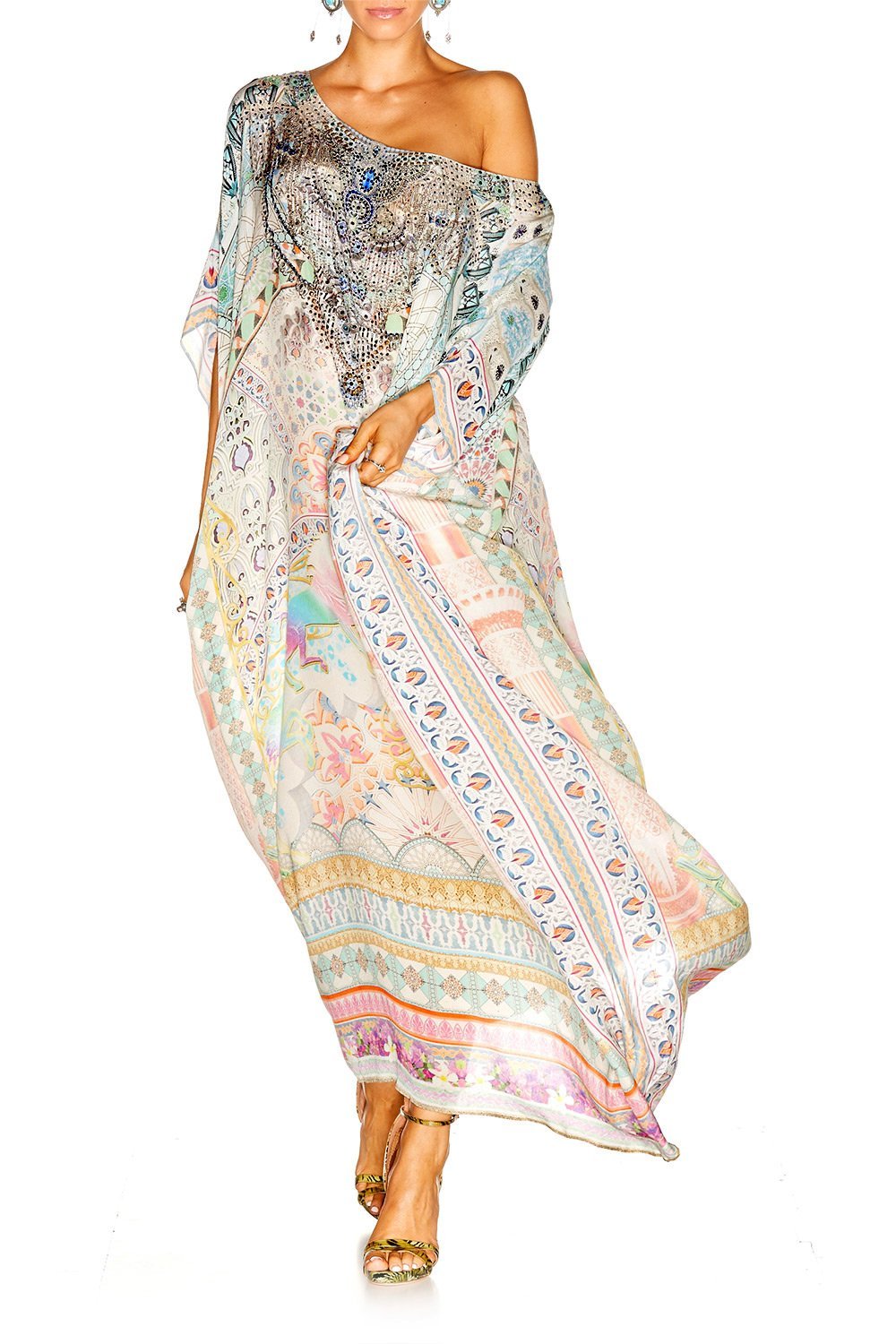 MY DUBAI DREAM ROUND NECK KAFTAN