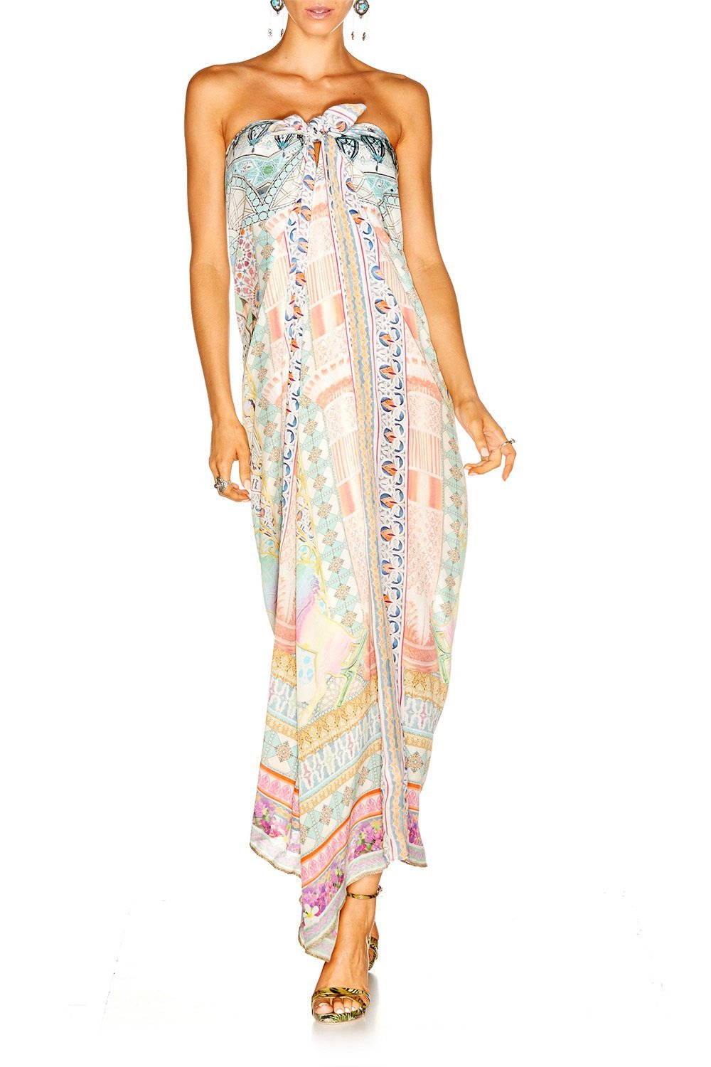 MY DUBAI DREAM ROUND NECK KAFTAN