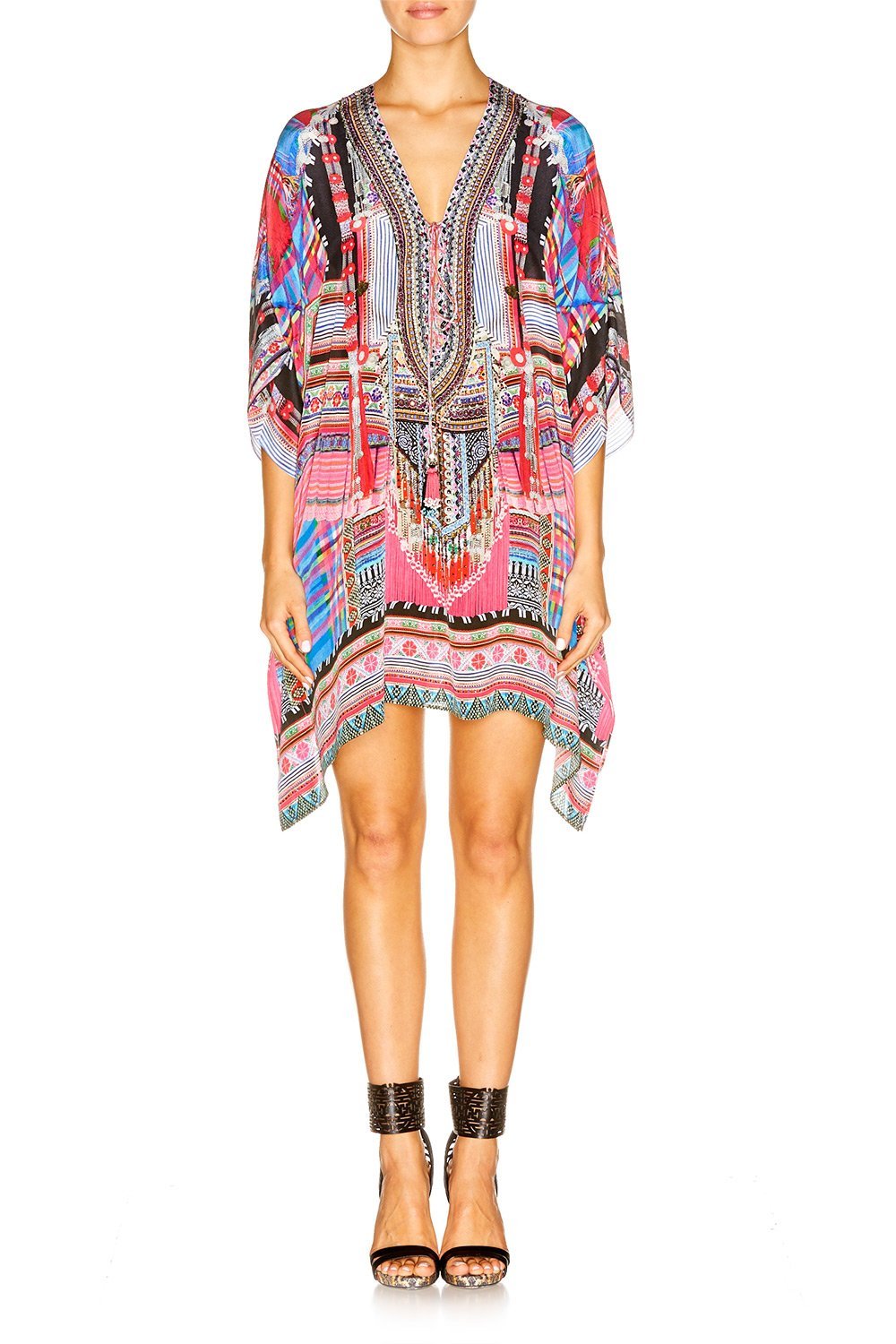 HANI HEAVEN SHORT LACE UP KAFTAN
