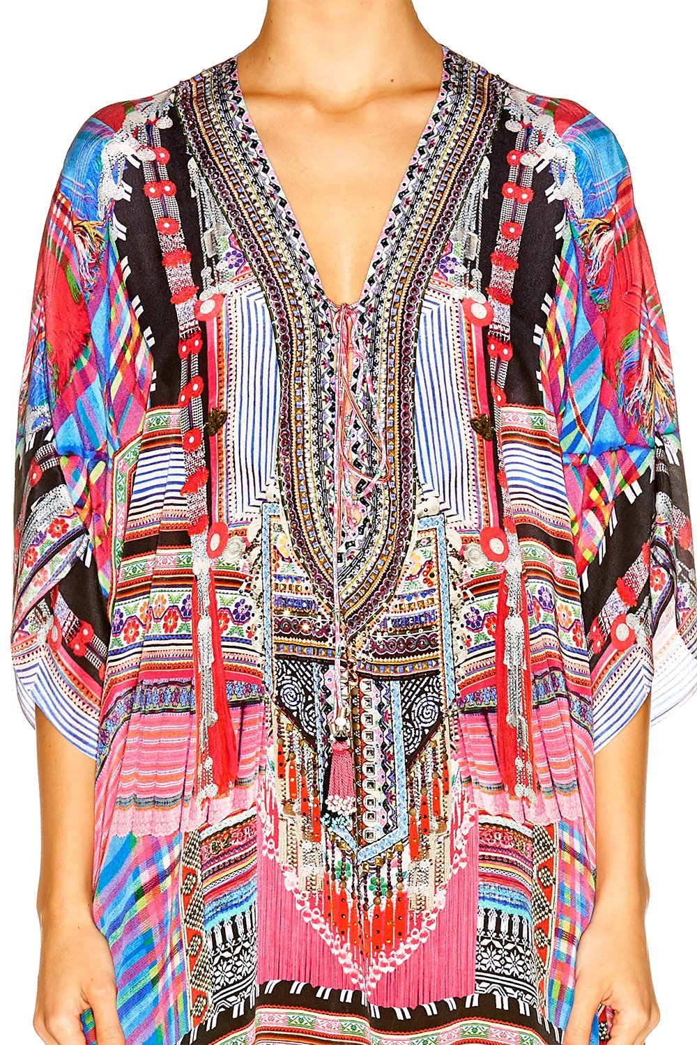 HANI HEAVEN SHORT LACE UP KAFTAN