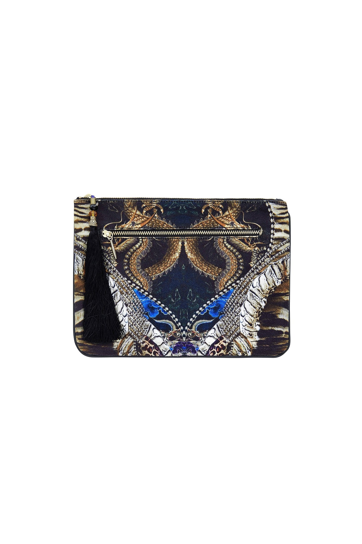 DRAGON LADY SMALL CANVAS CLUTCH