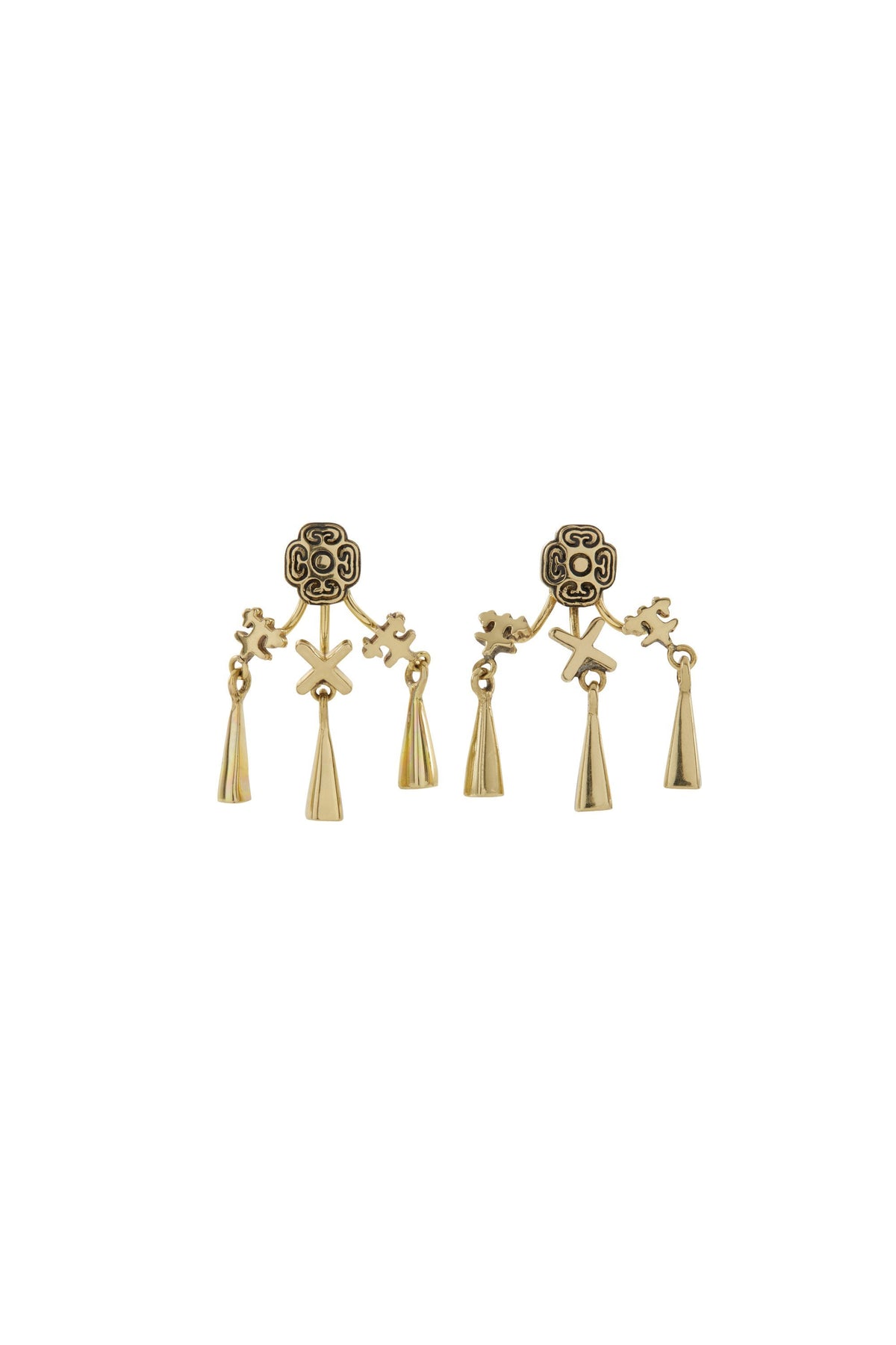DRESS UP BOX CHARM BACKED STUDS