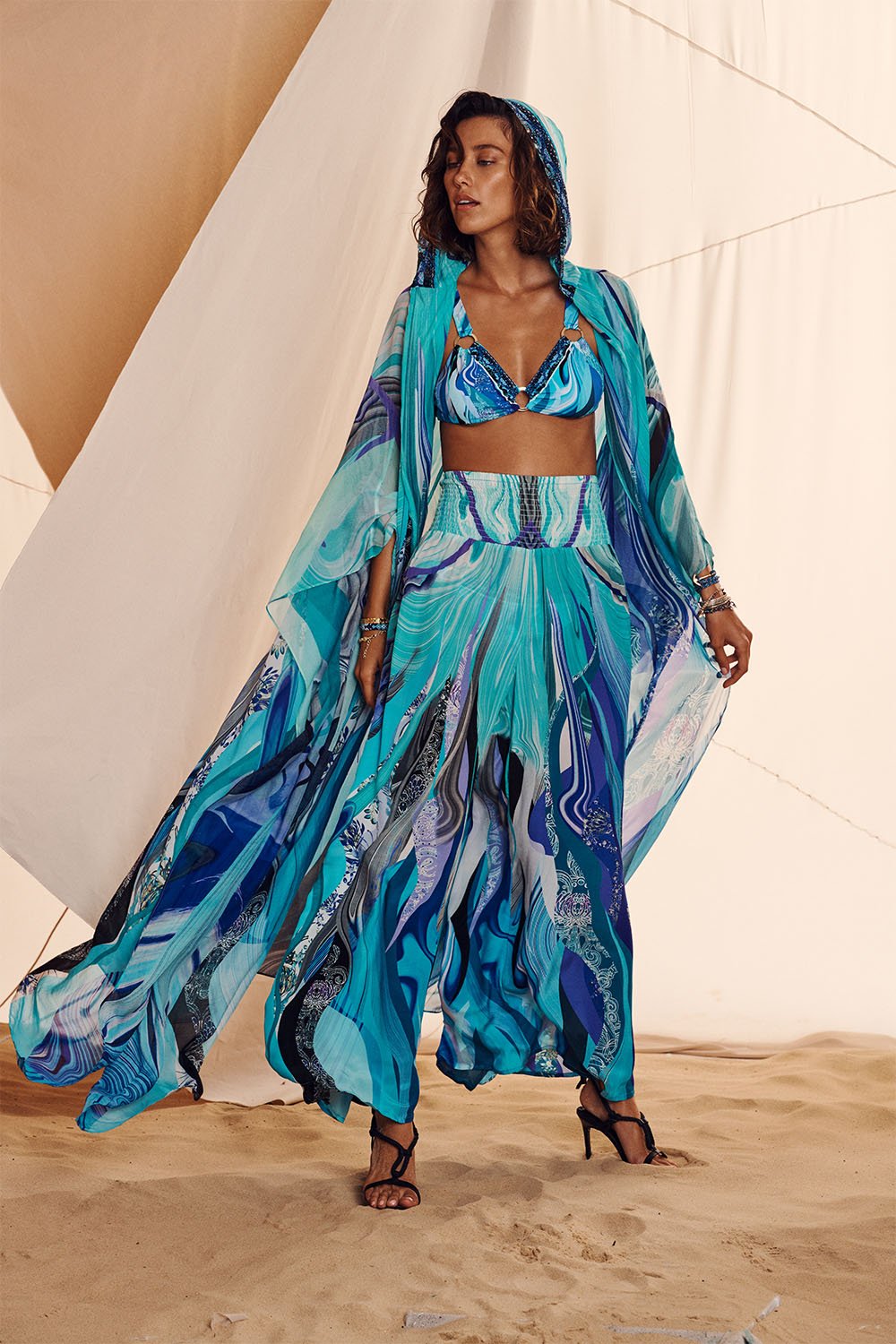 SHIRRED WAIST PANT WATEGOS WANDERLUST