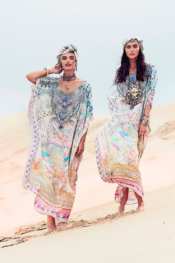 MY DUBAI DREAM ROUND NECK KAFTAN