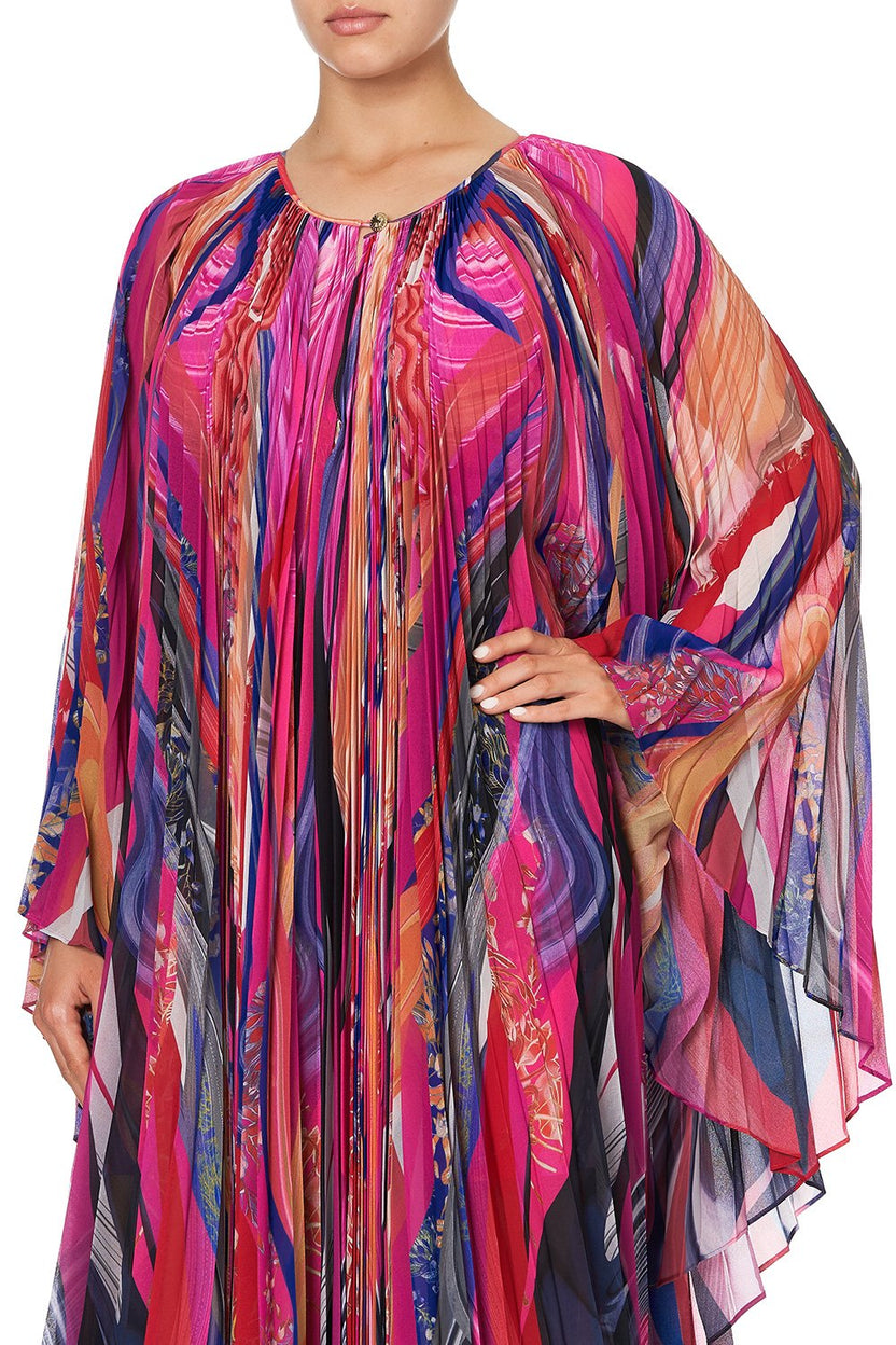 SUNRAY PLEATED KAFTAN MINA MINA