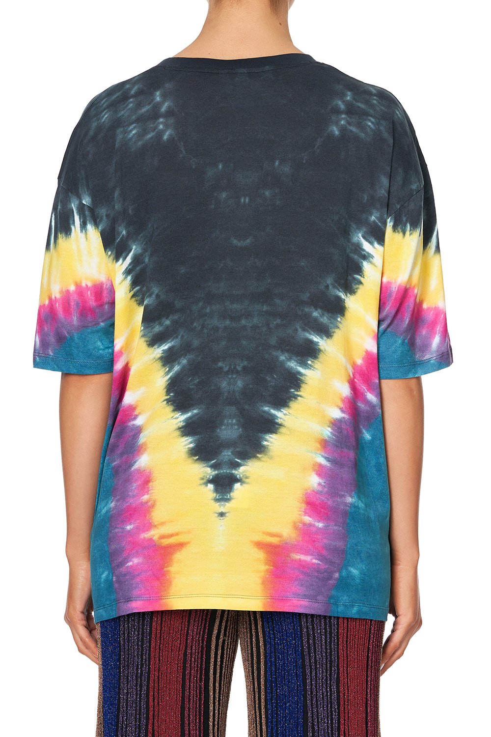 OVERSIZE BAND TEE FOLK RIVER