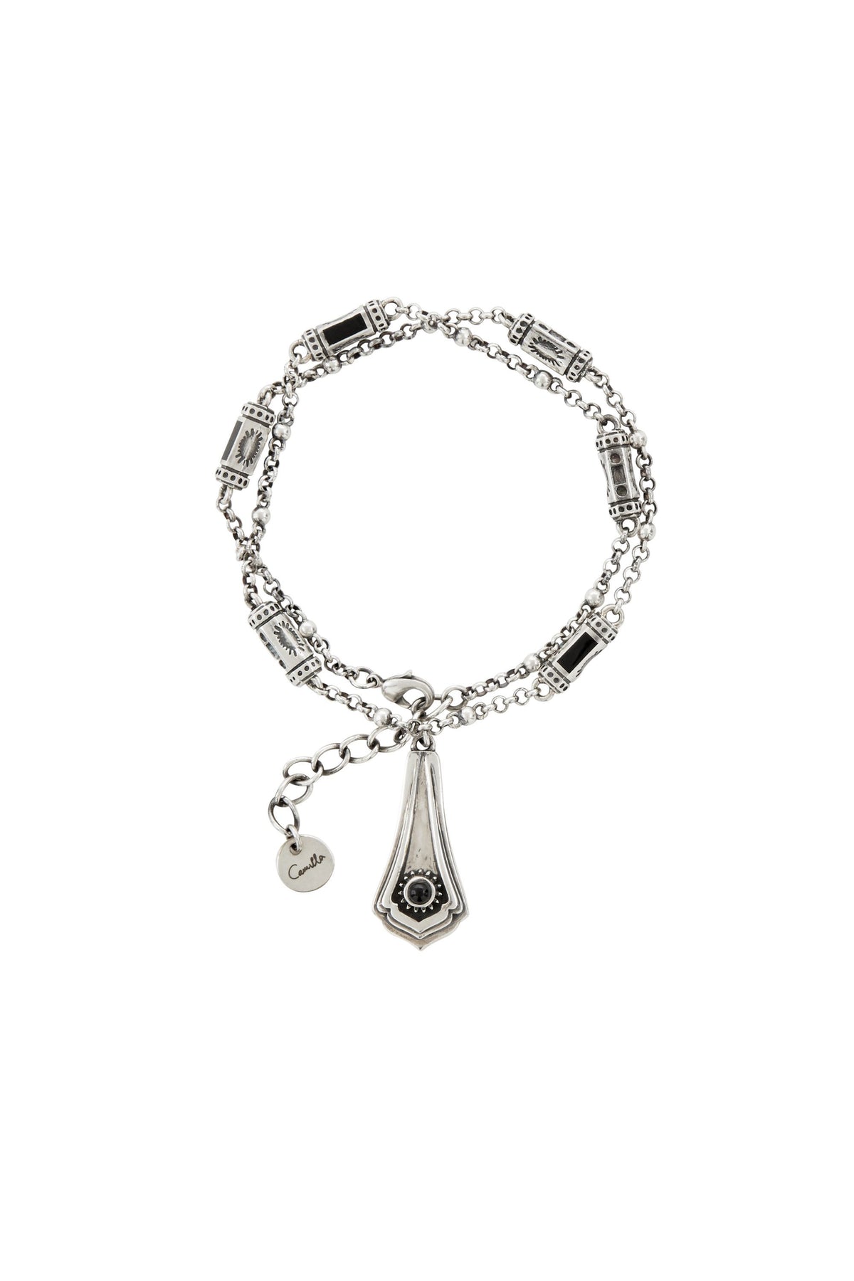 FOR THE LOVE OF LHASA SILV WRAP CHAIN BRACELET