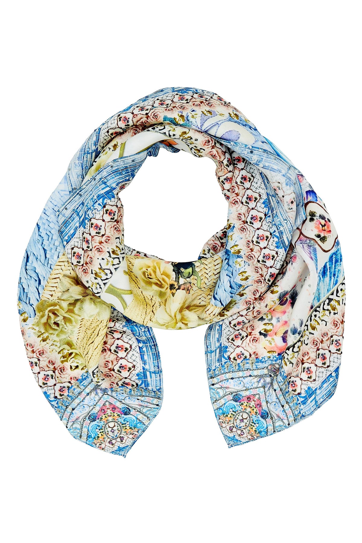 GIRL NEXT DOOR LARGE SQUARE SCARF