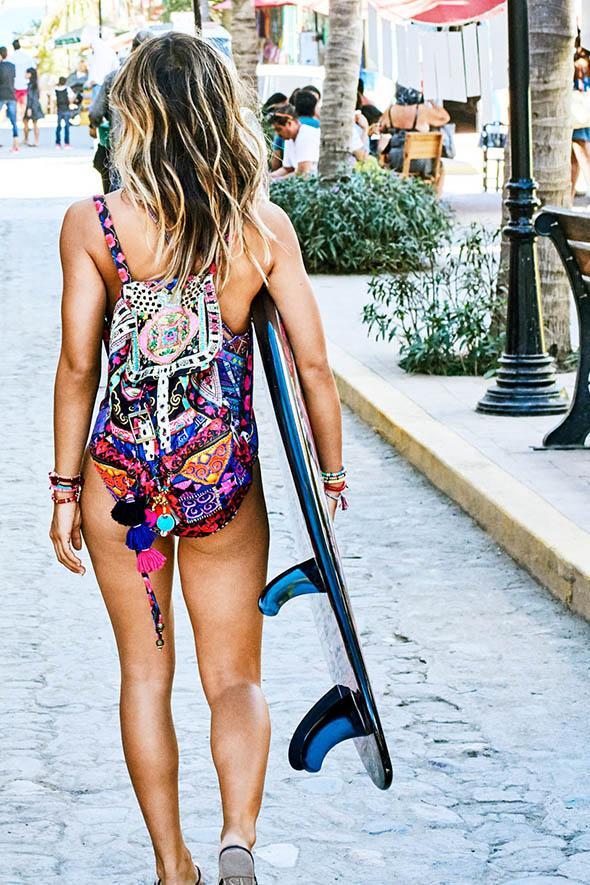 ABOUT A GIRL EMBROIDERED BACK PACK