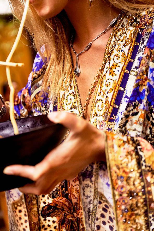 FOR THE LOVE OF LHASA SILV WRAP CHAIN BRACELET