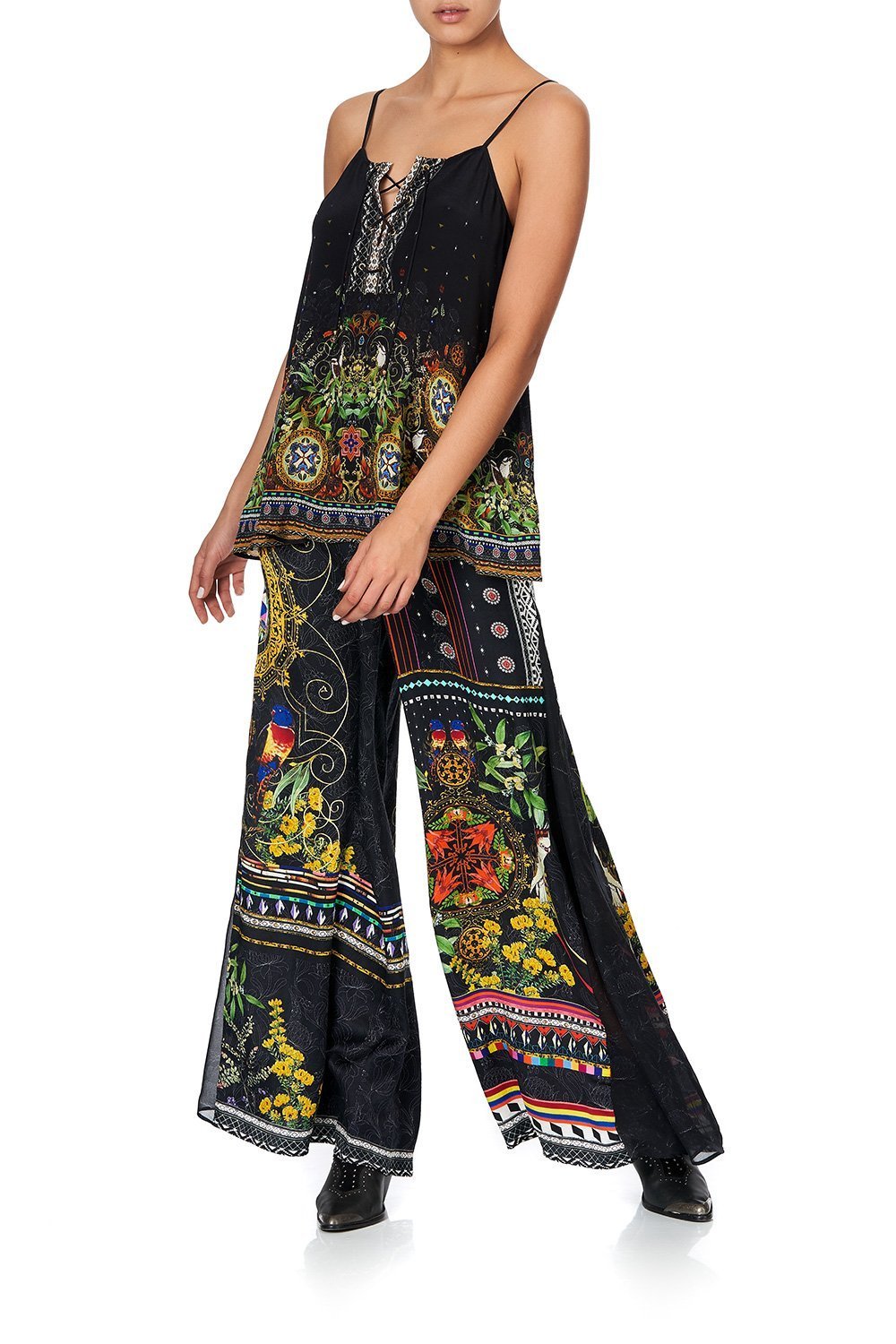 LACE UP FRONT CAMI BLACKHEATH BETTY