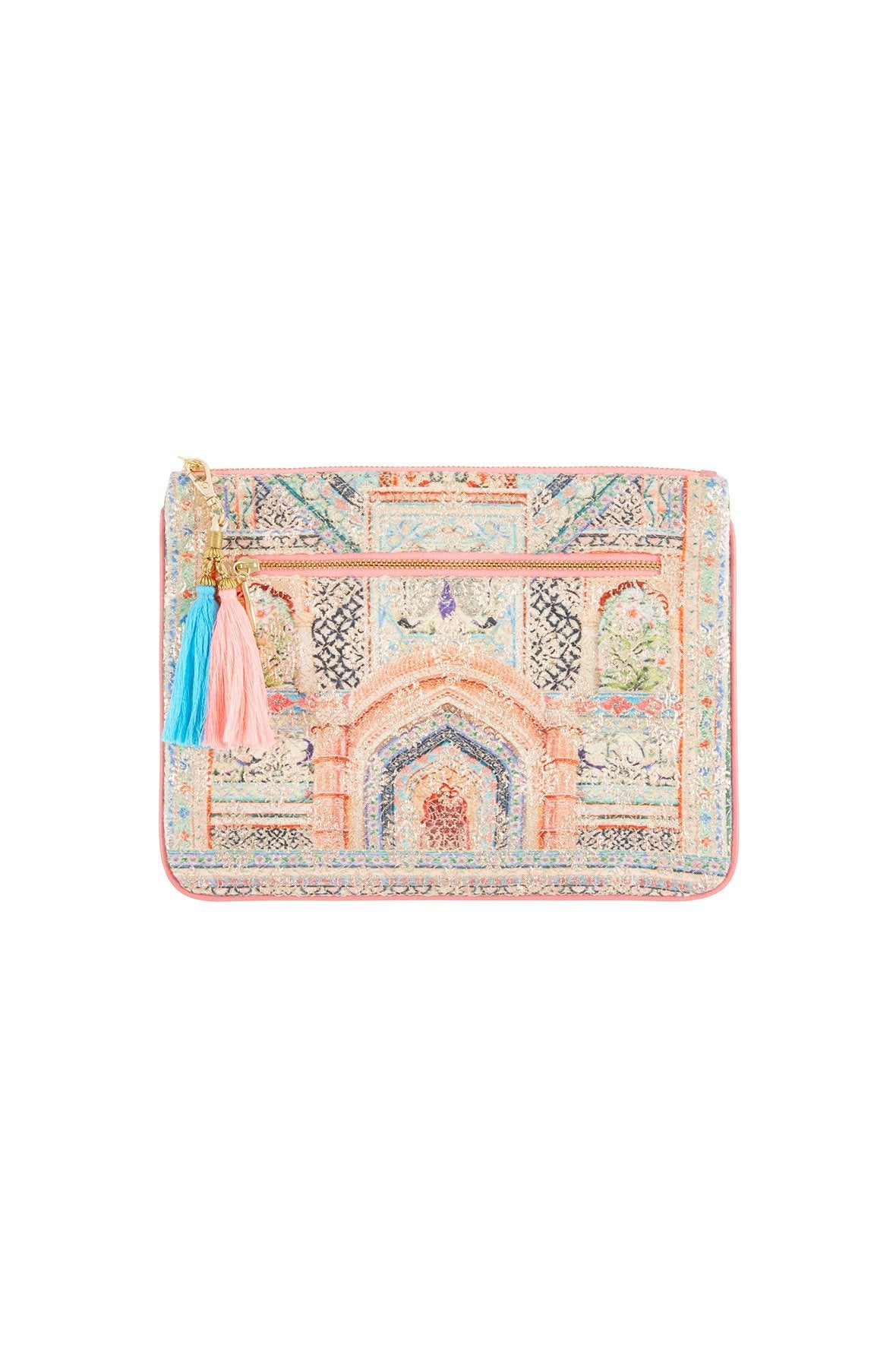 CAMILLA LADY LAKE SMALL CANVAS CLUTCH