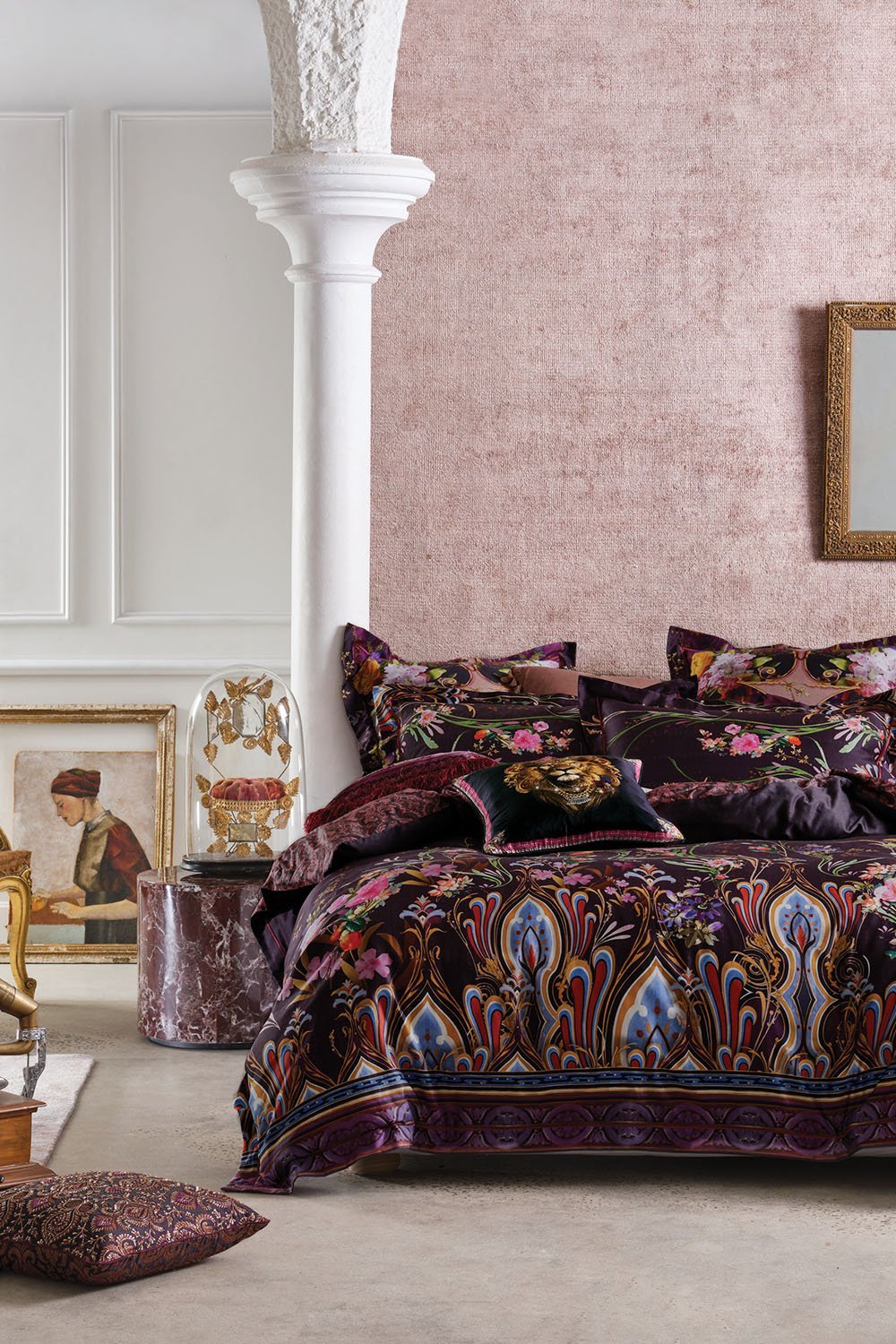 KING BED QUILT COVER SET WILD FLOWER