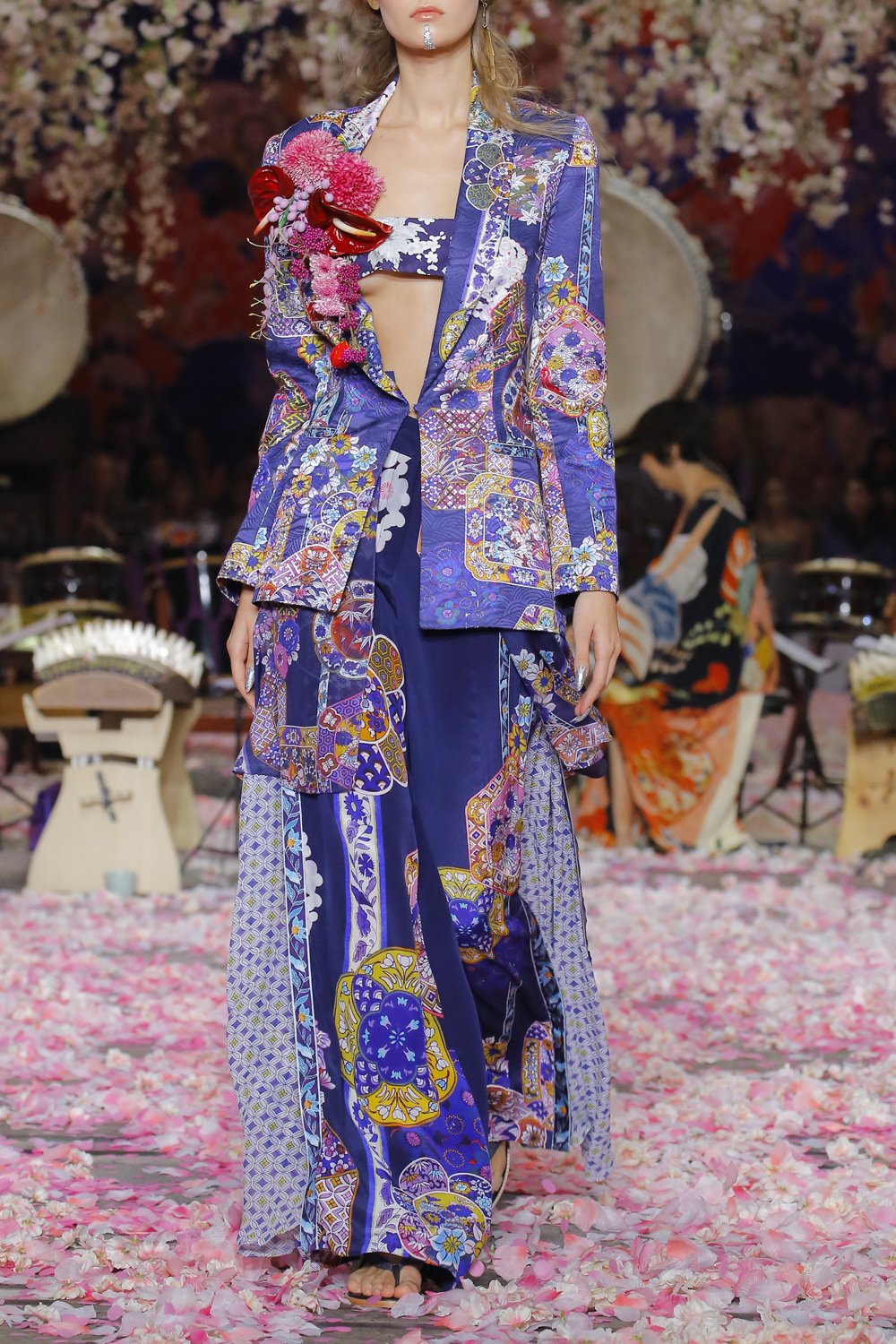 CAMILLA STAR GAZER BLAZER WCHIFFON CONTRAST