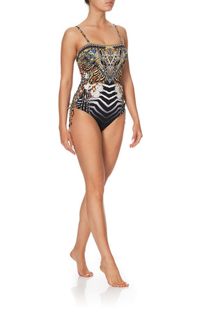 LACE UP BANDEEU ONE PIECE LOST PARADISE