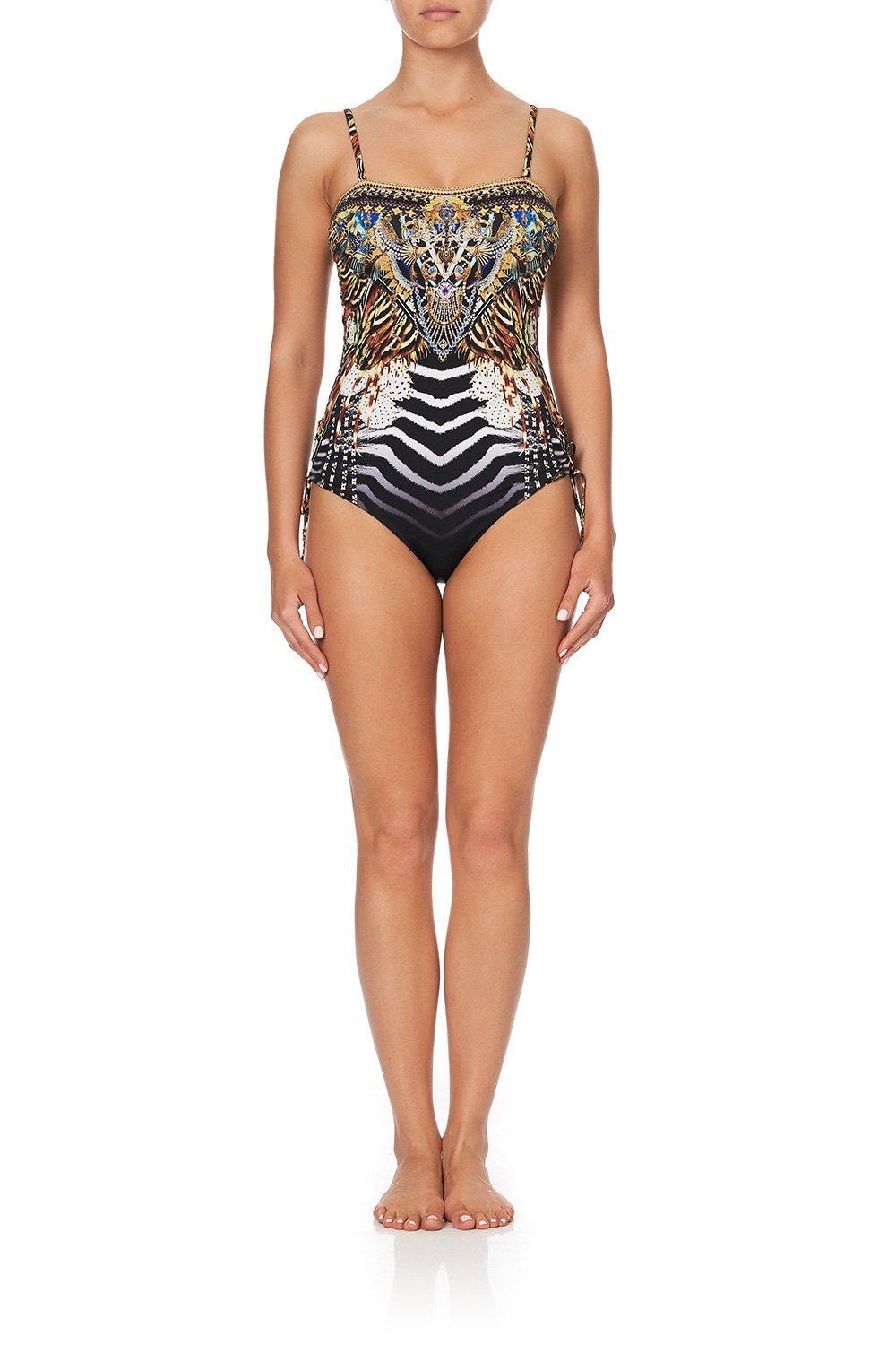 LACE UP BANDEEU ONE PIECE LOST PARADISE