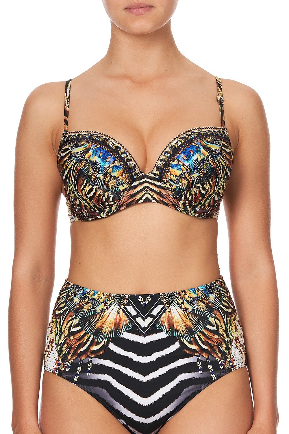 MOULDED PLUNGE BRA LOST PARADISE