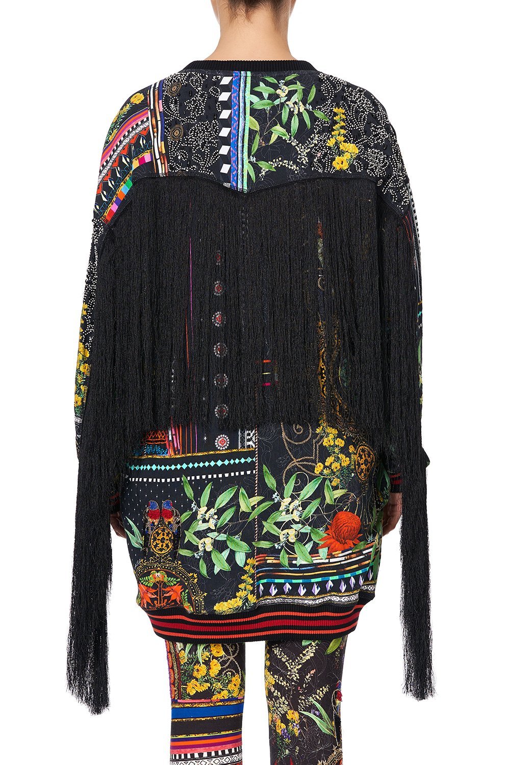 OVERSIZED SWEATER WITH TASSELS BLACKHEATH BETTY