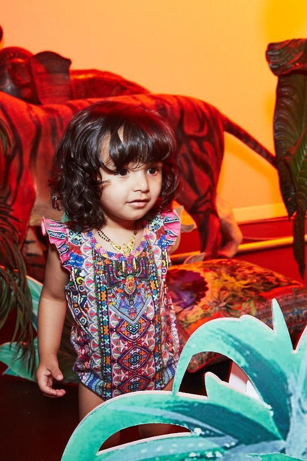 KALBELIA QUEEN TODDLERS FRILL ONESIE