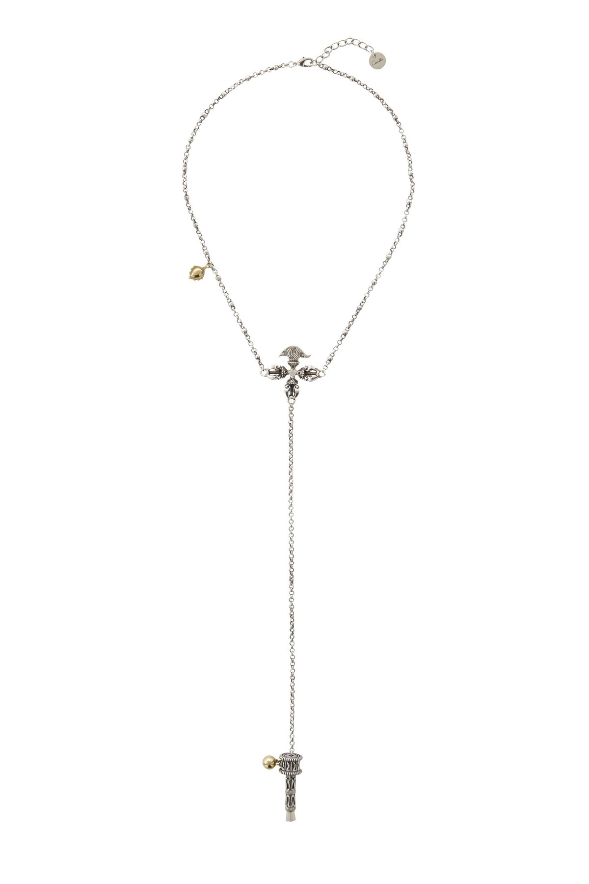 RING OF ROSES FINE CHAIN PENDANT NECKLACE