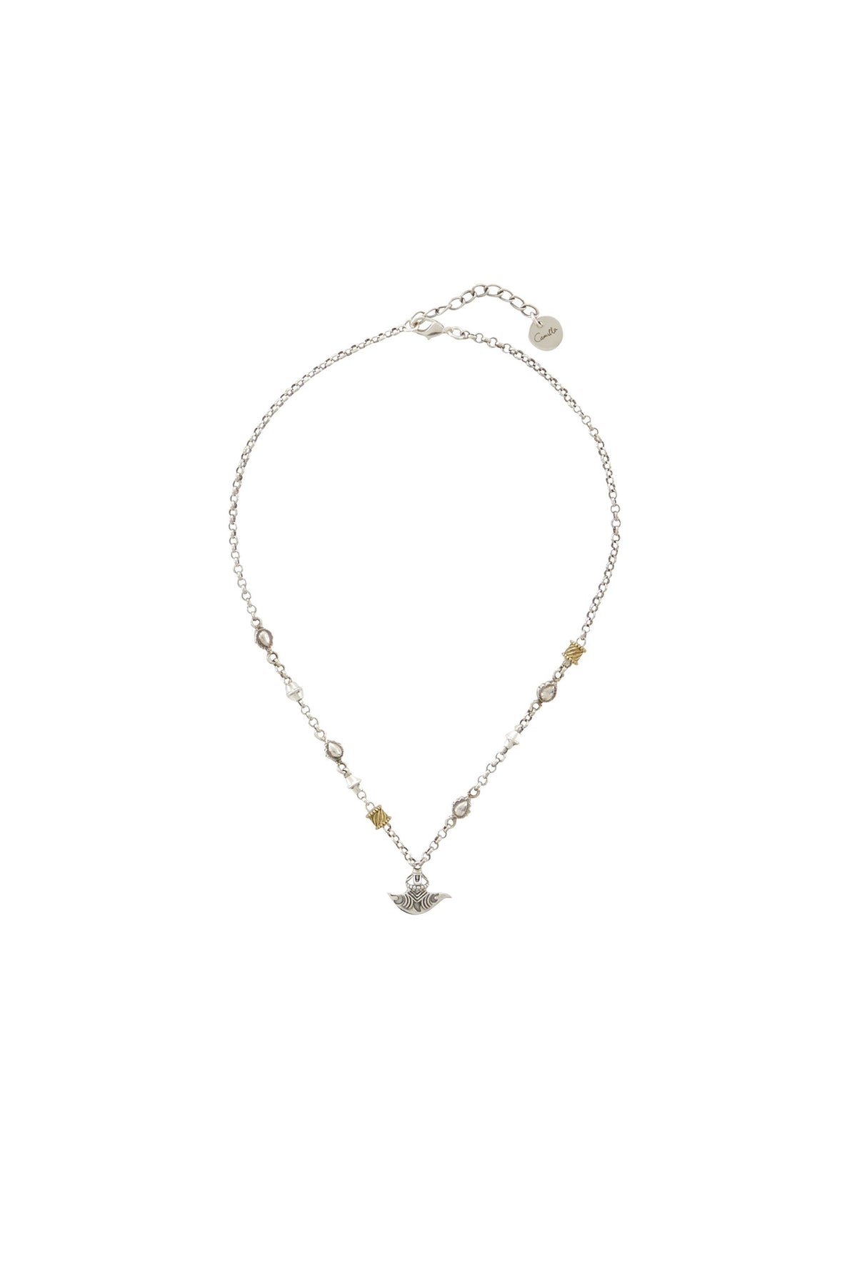 RING OF ROSES SHORT BEADED NECKLACE