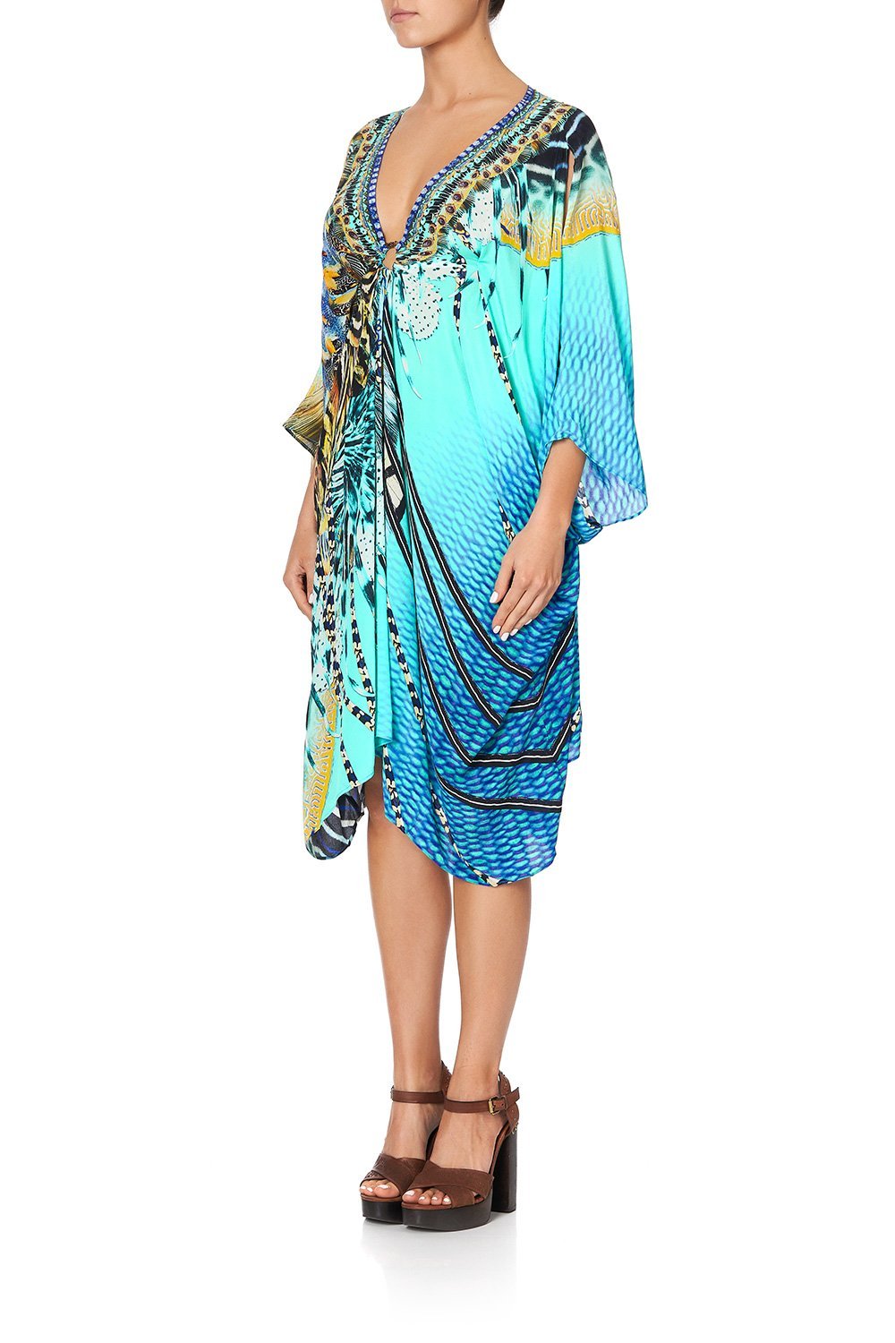 SHORT KAFTAN WITH HARDWARE MARINE QUEEN