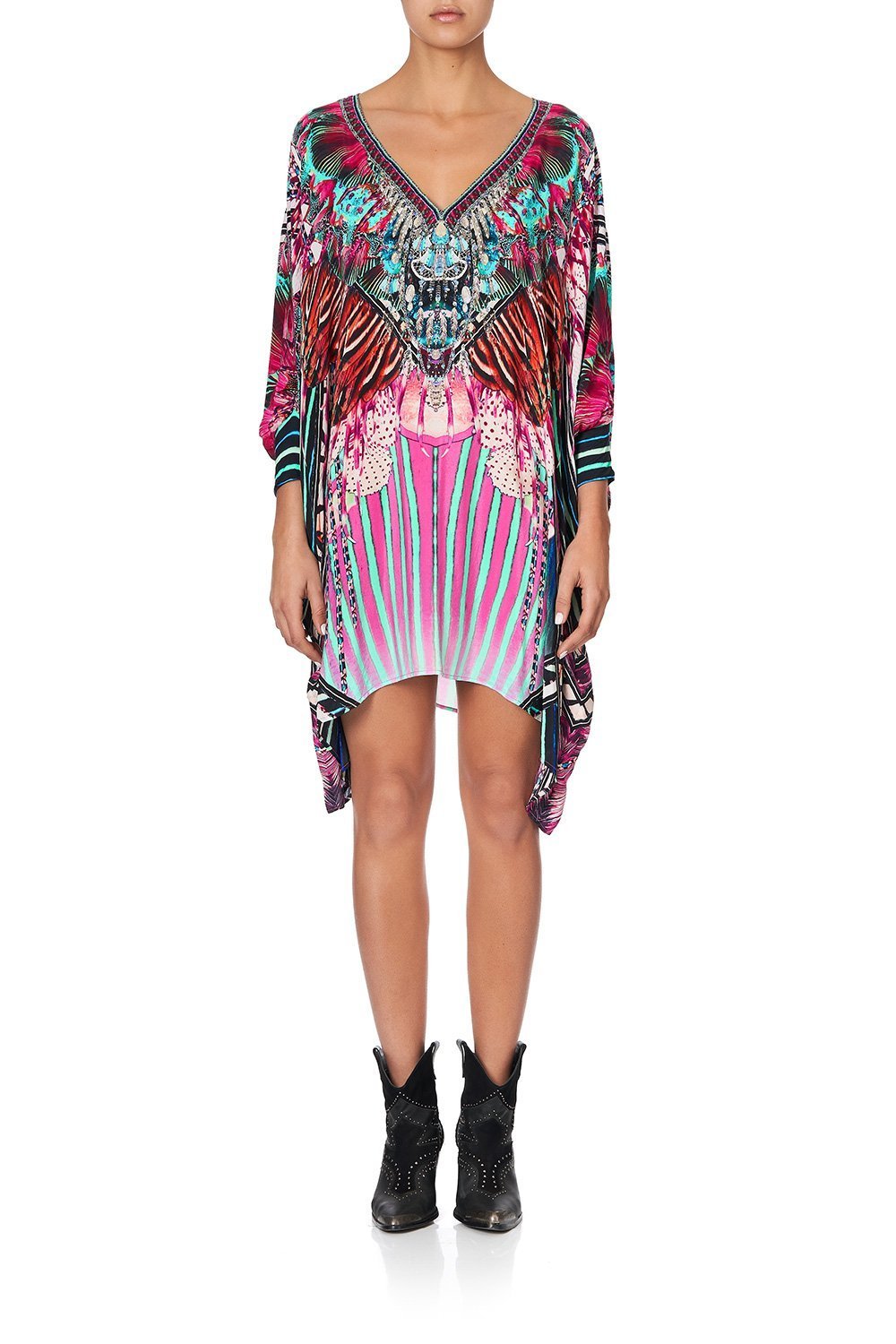 SHORT KAFTAN WITH CUFF RAINBOW EYES