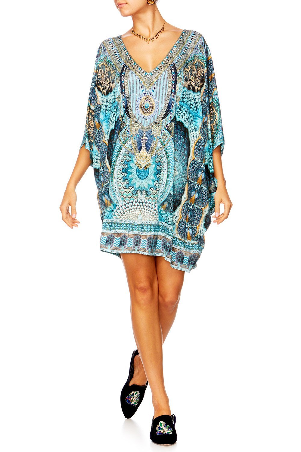 TURN ON THE CHARM BAT SLEEVE DRESS