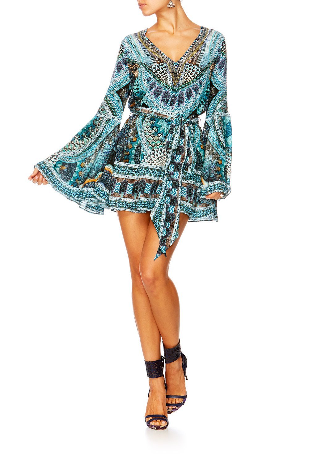 TURN ON THE CHARM WIDE SLEEVE PLAYSUIT