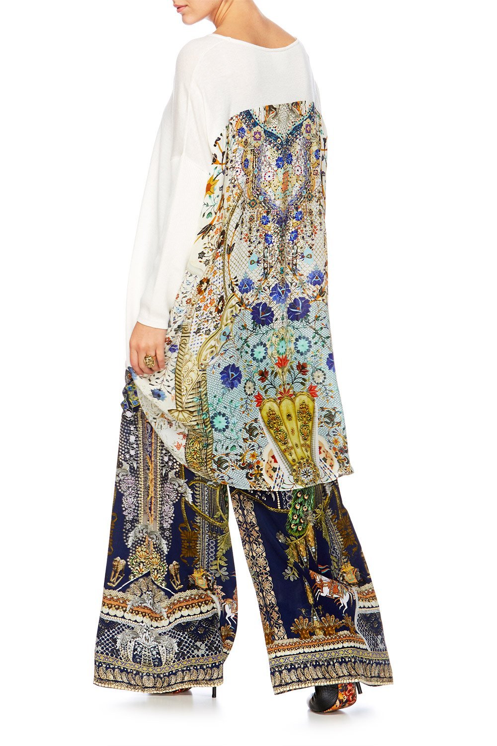 THE BUTTERFLY EFFECT LONG SLEEVE JUMPER W PRINT BACK