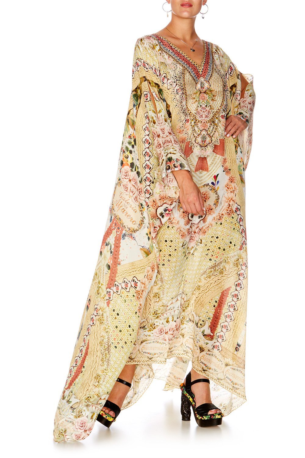 MY SUMMER LOVE SPLIT FRONT & SLEEVE KAFTAN