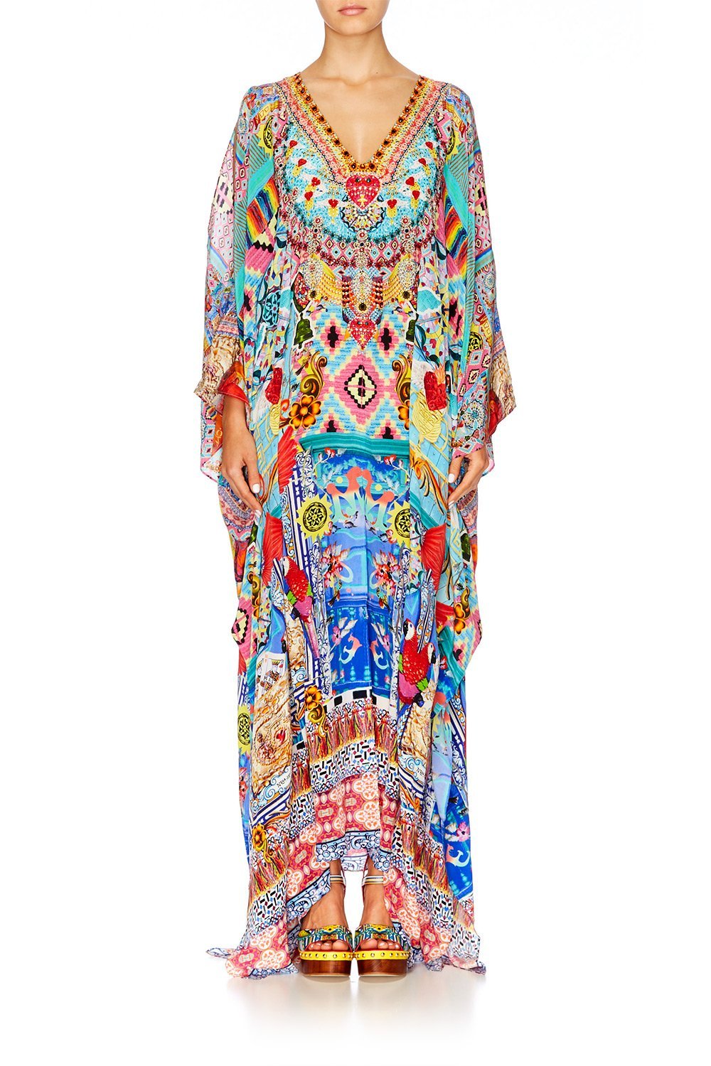 CLOSE TO MY HEART SPLIT FRONT & SLEEVE KAFTAN