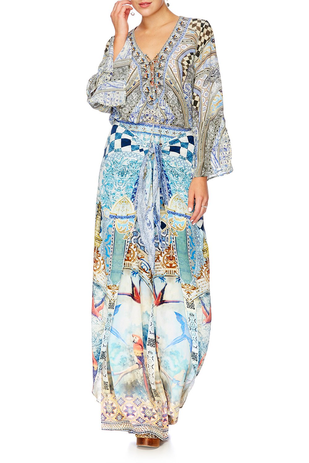 LOVERS DREAM LOOSE TROUSER W TIE FRONT