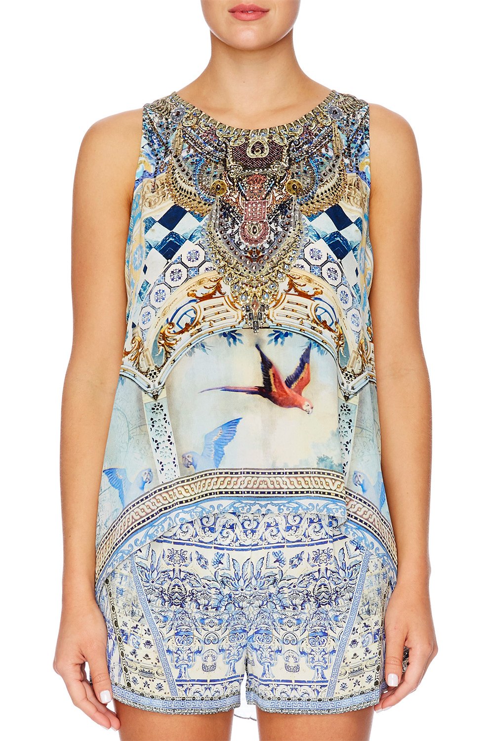 LOVERS DREAM BUTTON BACK TOP