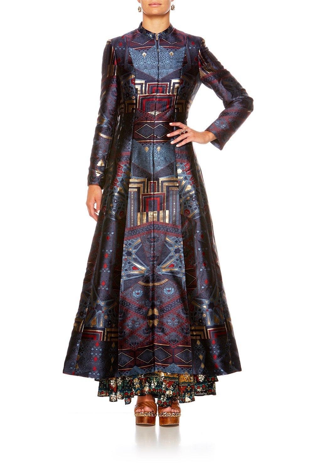 BLISS OF BOHEMIA LONG PANELLED COAT