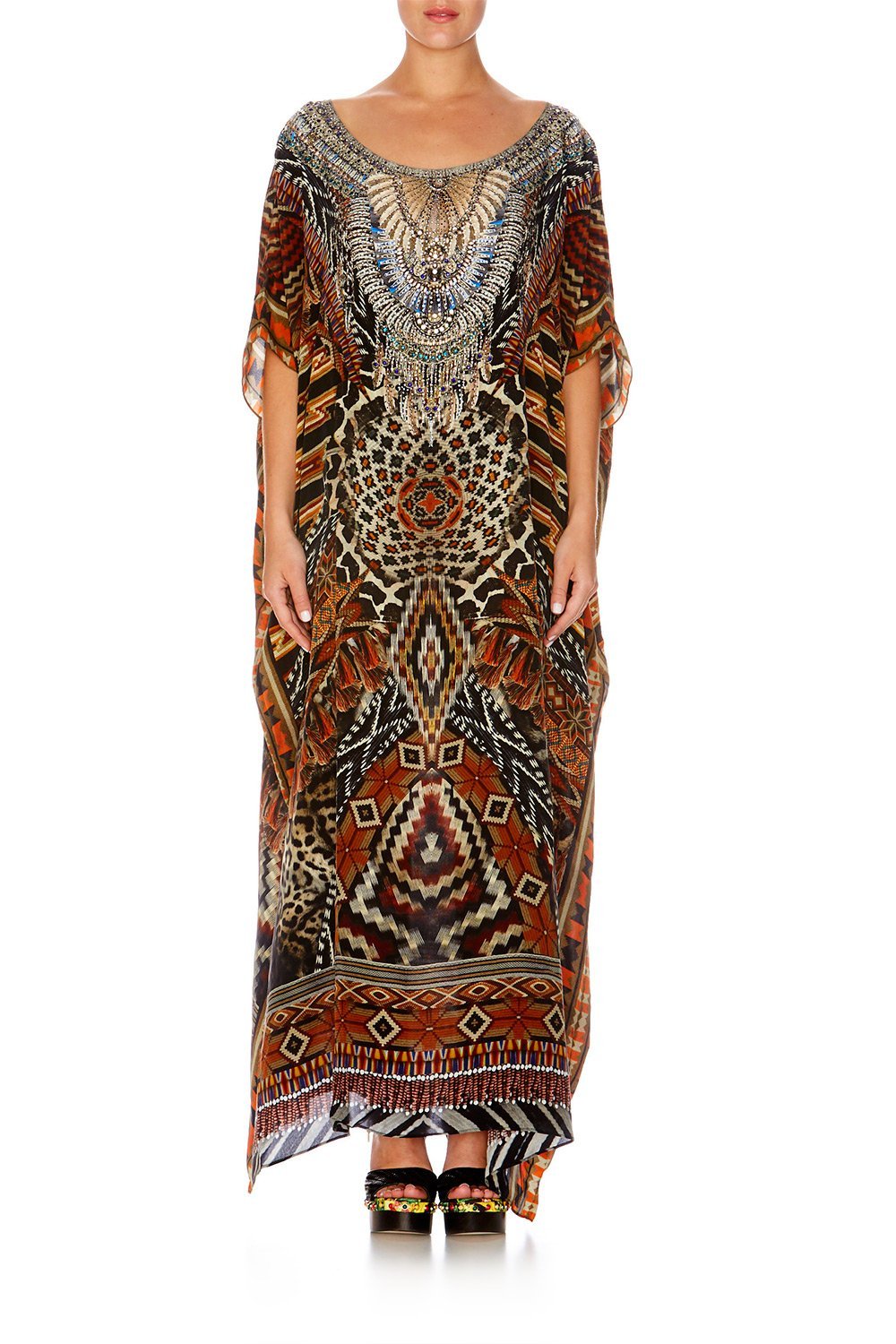 DAWN OF TIME ROUND NECK KAFTAN