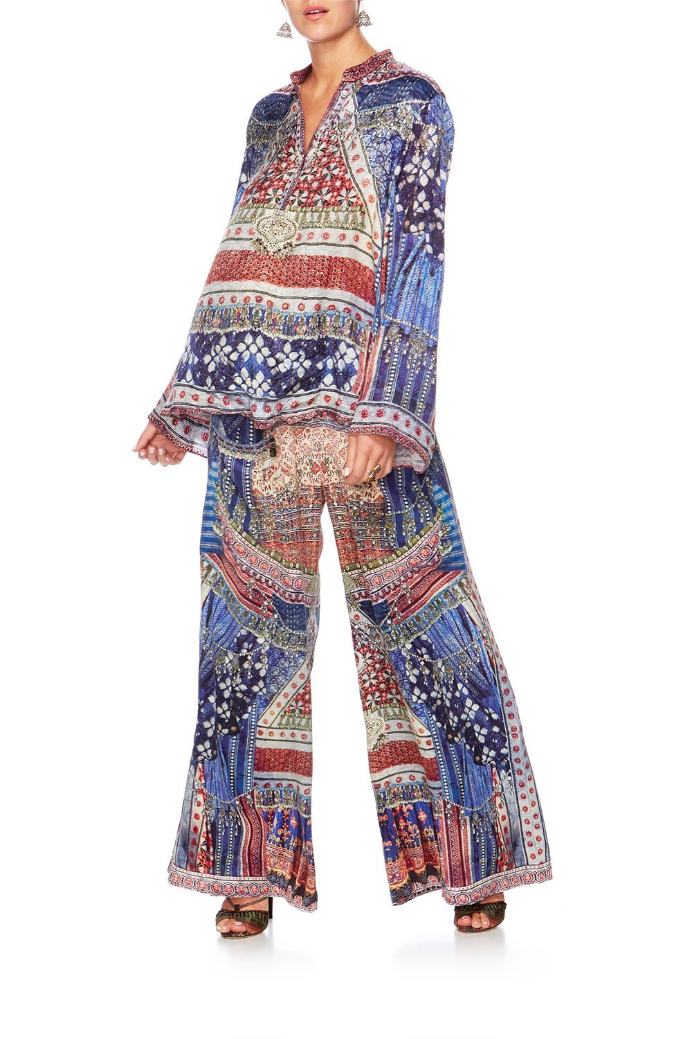 OVERNIGHT BAG WIDE LEG TROUSER