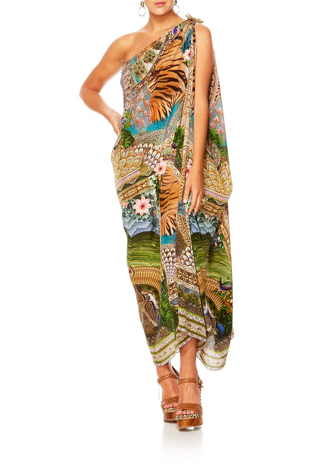 A WOMANS WISDOM ROUND NECK KAFTAN