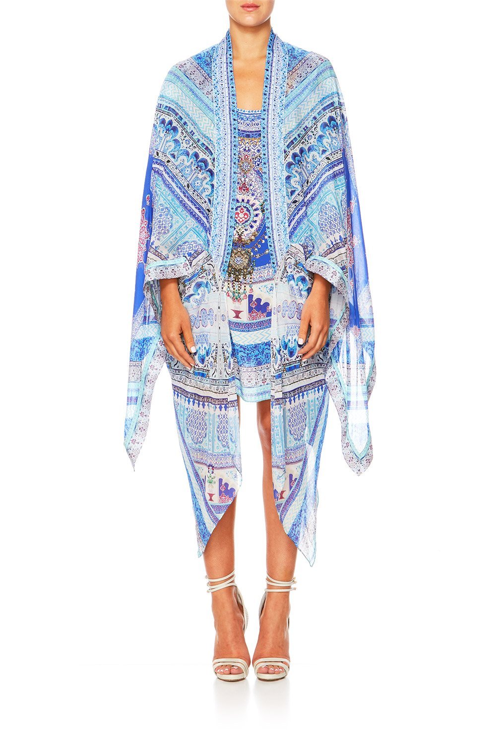 STRENGTH IN RAYS LONG DRAPED ROBE