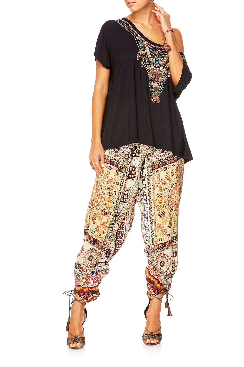 INDIANA FRANKS WIDE ROUND NECK T-SHIRT