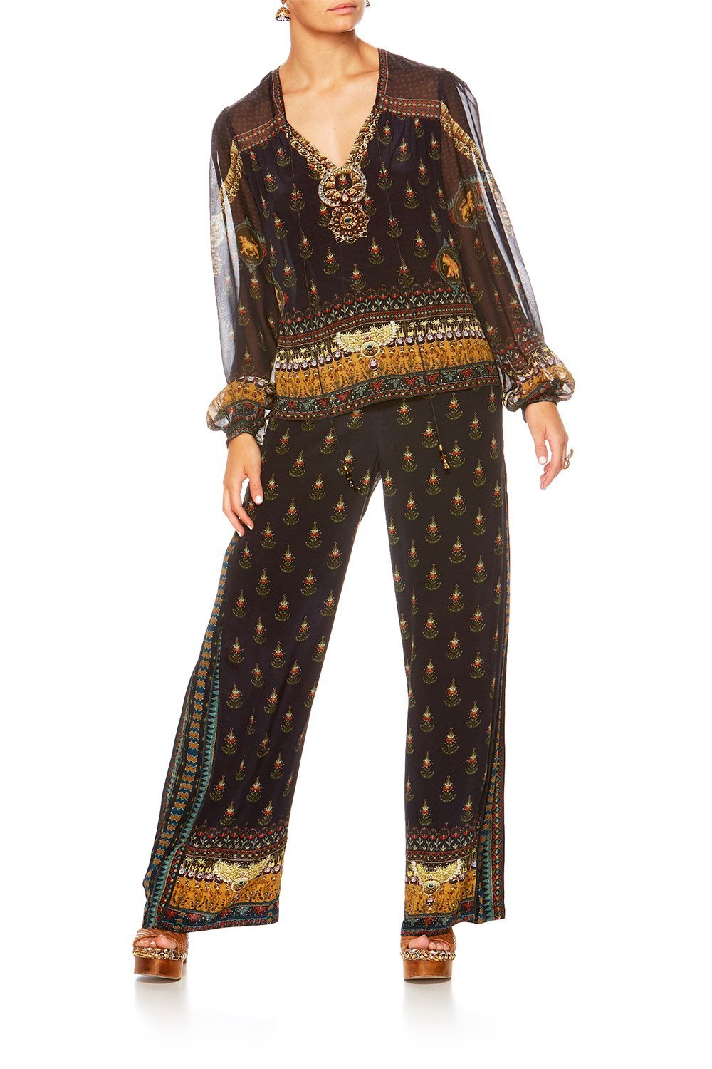 BLISS OF BOHEMIA VINTAGE BLOUSE W YOKE