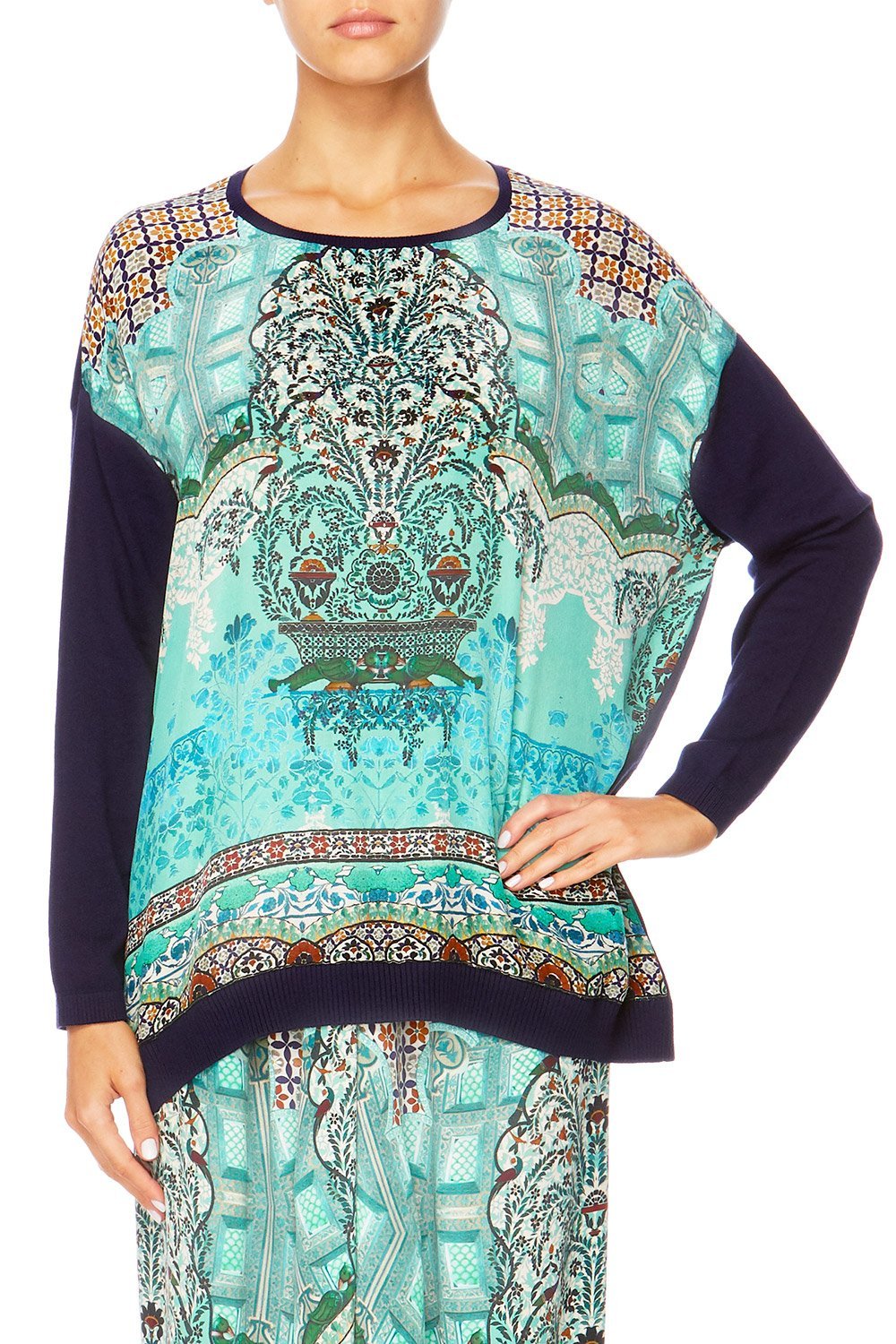THE SPIRIT WITHIN JUMPER W CONTRAST FRONT