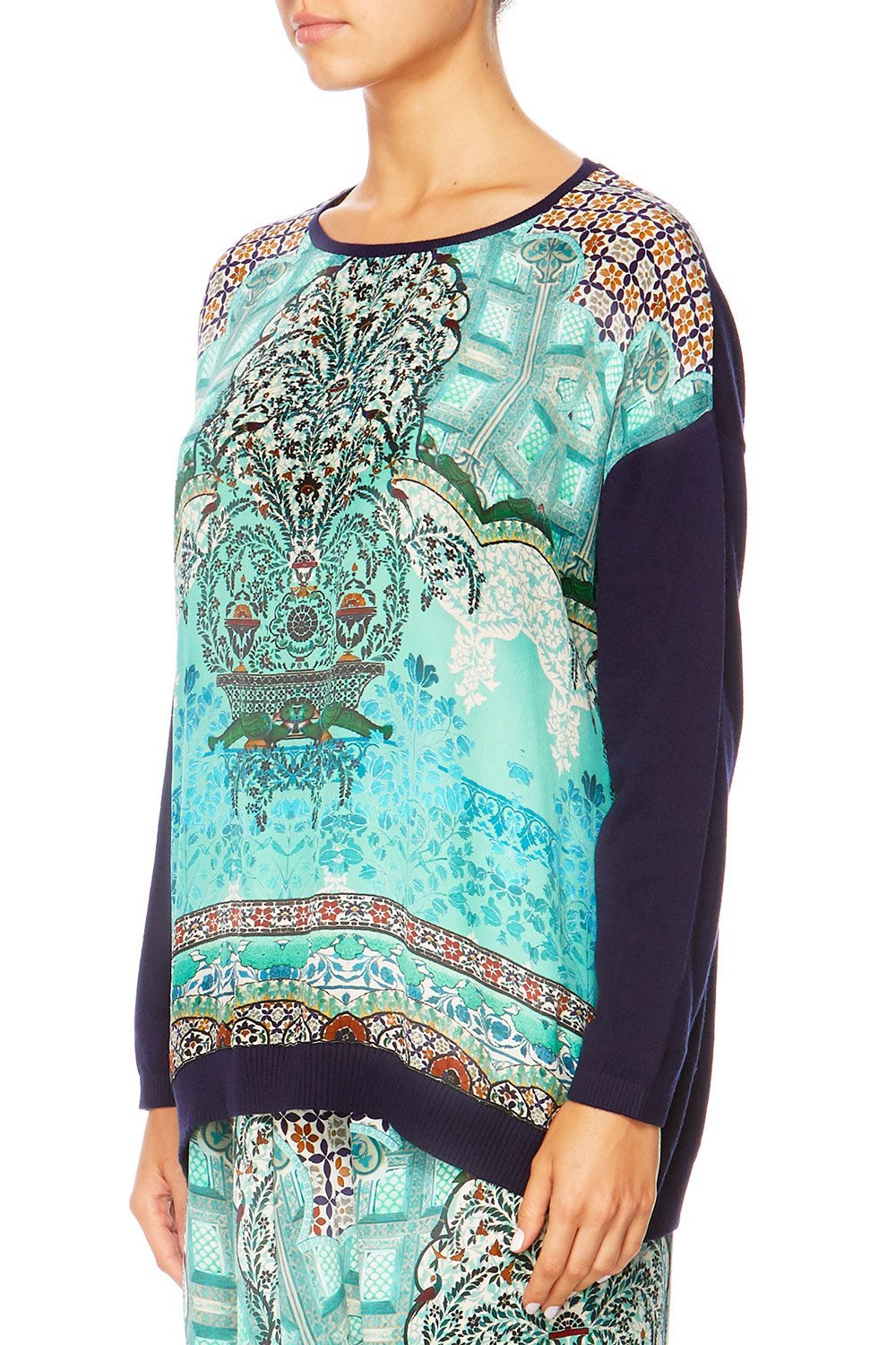 THE SPIRIT WITHIN JUMPER W CONTRAST FRONT