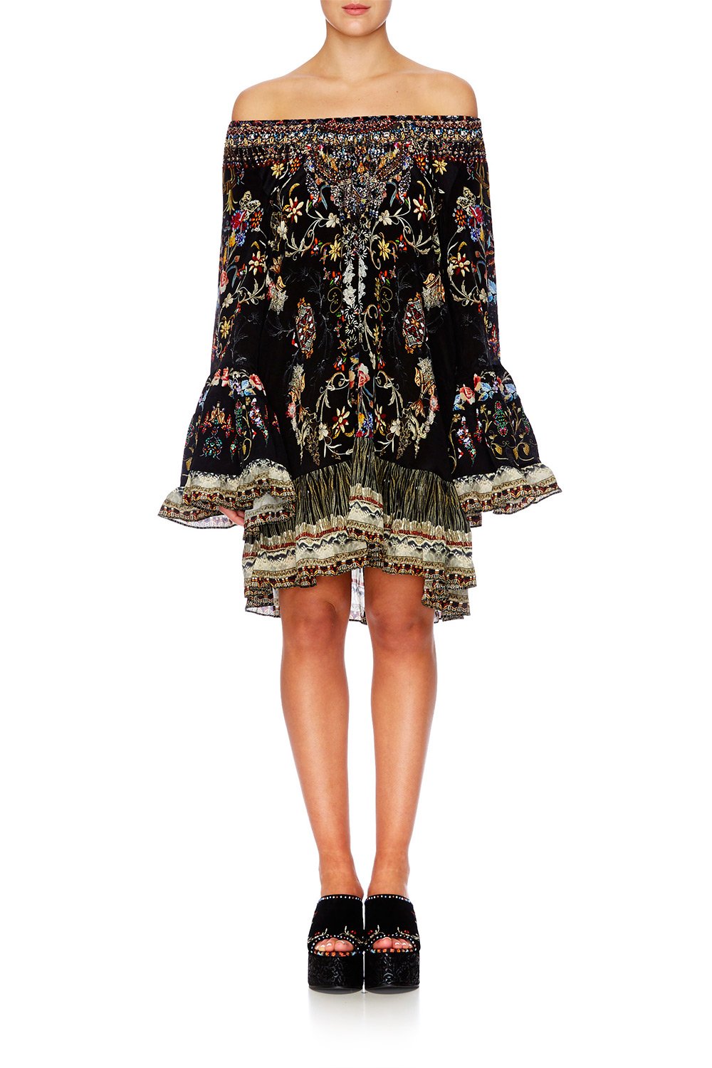 DANCING IN THE DARK A LINE FRILL DRESS