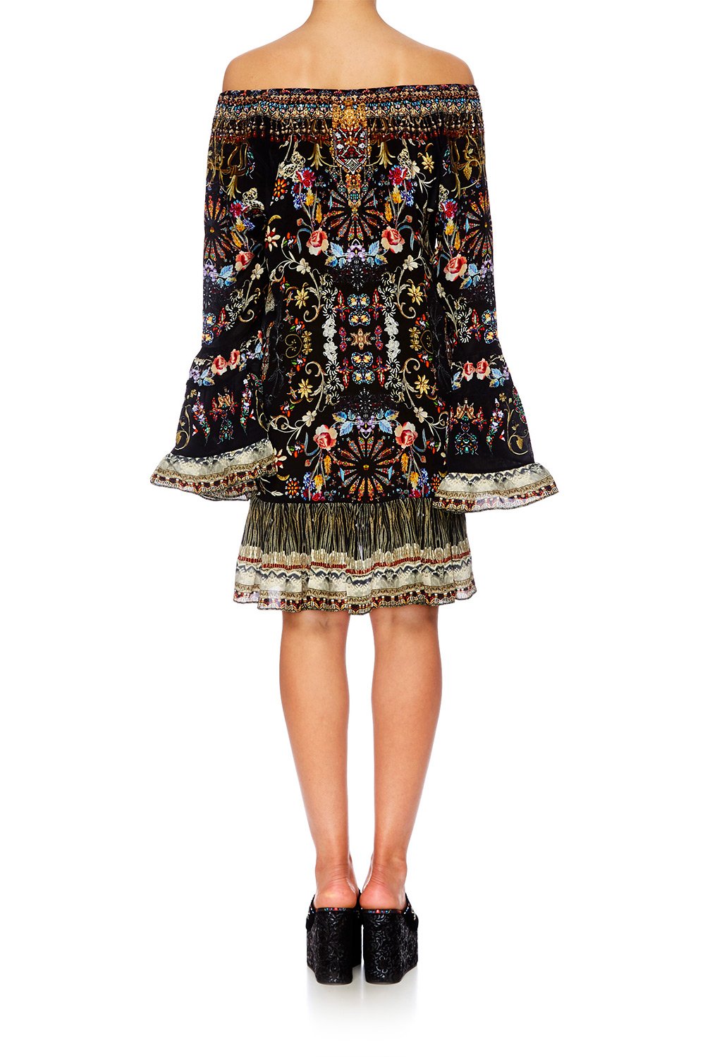 DANCING IN THE DARK A LINE FRILL DRESS