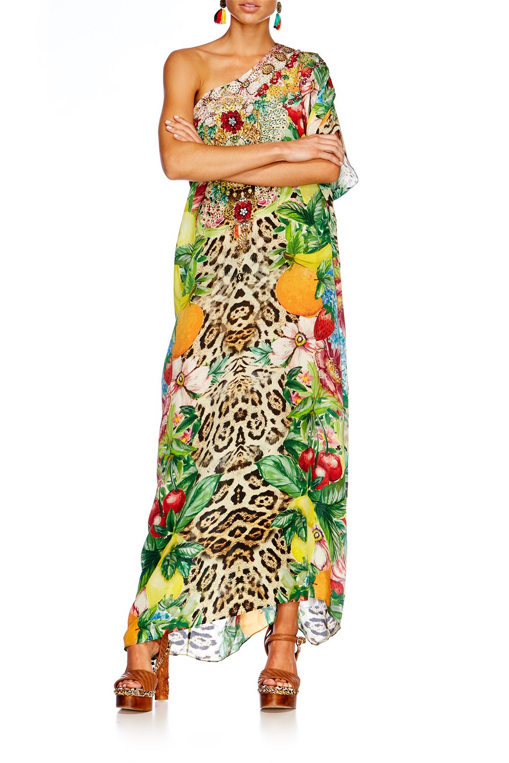 COOL CAT ROUND NECK KAFTAN